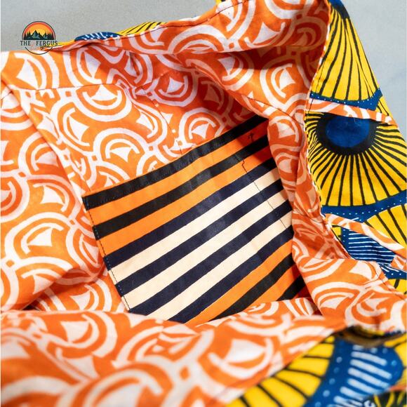 Noon Day Collection Tote Bag Multicolor Flora Double Handle Pockets Women's - Picture 7 of 8